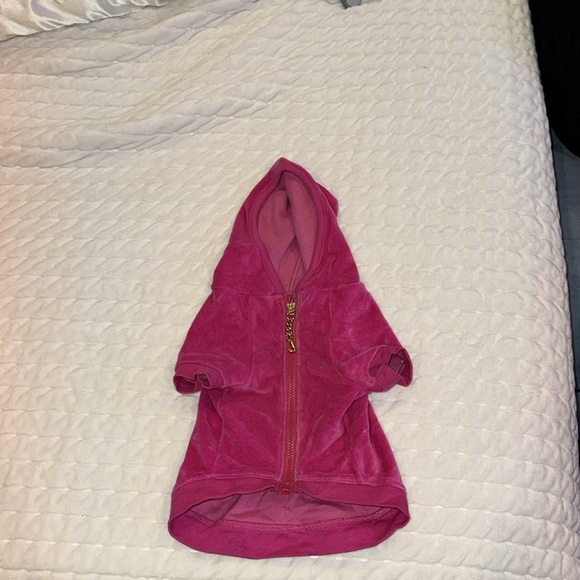 Adorable Juicy Couture dog track jacket- accepting offers💜 - Picture 4 of 7
